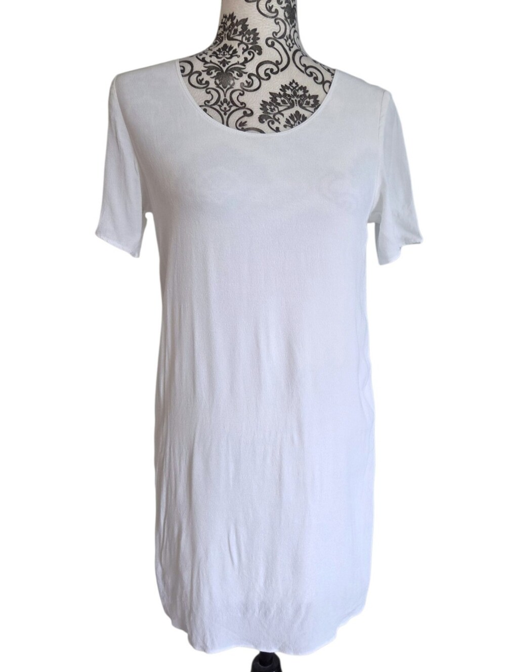 Aritzia Wilfred Free Teigen Dress Women Medium White Resort Coastal Luxury Beach - Picture 2 of 8